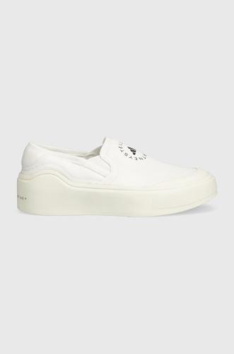 Πάνινα παπούτσια adidas by Stella McCartney χρώμα: άσπρο