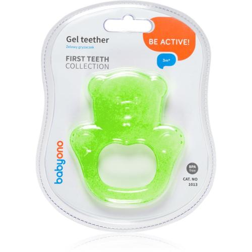 BabyOno Be Active Gel Teether μασητικό Green Bear 1 τμχ