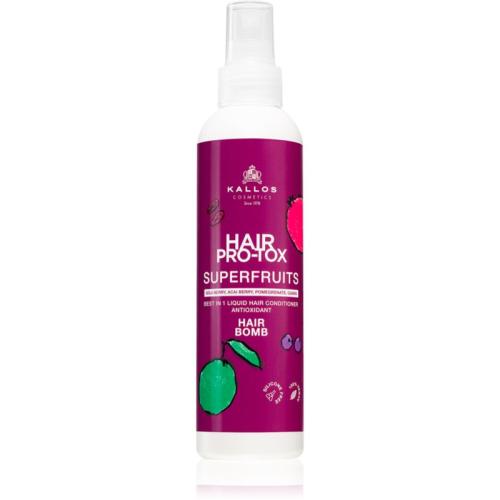 Kallos Hair Pro-Tox Superfruits κοντίσιονερ χωρίς ξέβγαλμα σε σπρέι με αντιοξειδωτική δράση 200 ml
