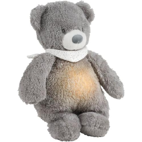 NATTOU Sleepy νάνι αγκαλιάς με αισθητήρα κλάματος Bear Grey 0 m+ 1 τμχ