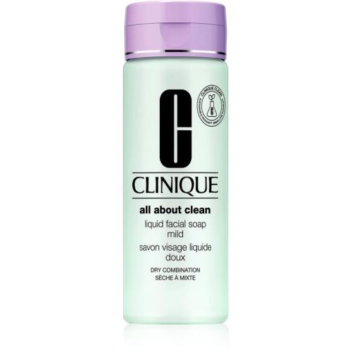 Clinique Liquid Facial Soap Mild υγρό σαπούνι για ξηρή και μικτή επιδερμίδα 200 ml