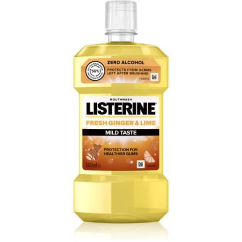 Listerine Fresh Ginger & Lime δροσιστικό στοματικό διάλυμα 500 μλ