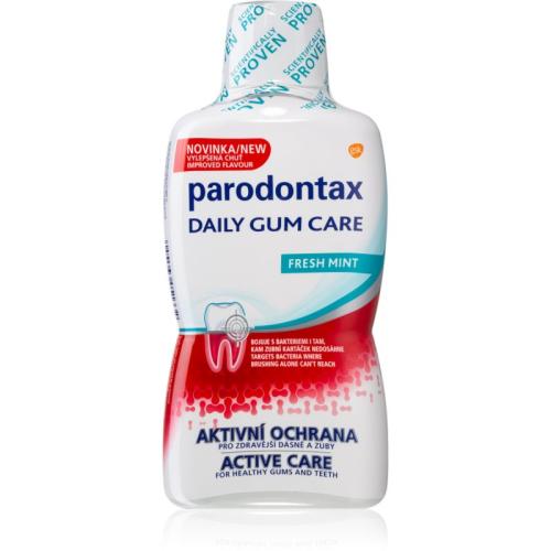 Parodontax Daily Gum Care Fresh Mint στοματικό διάλυμα για πλήρη προστασία των δοντιών Fresh Mint 500 μλ