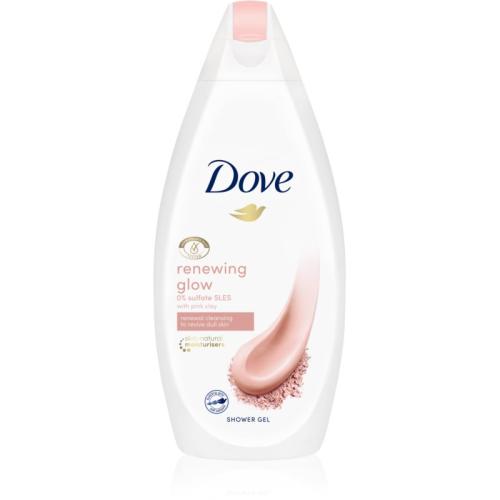 Dove Renewing Glow Pink Clay θρεπτικό τζελ για ντους 500 μλ