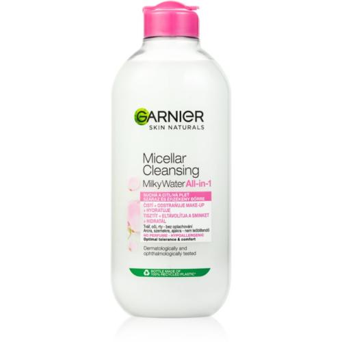 Garnier Skin Naturals Micellar Milky Cleansing Water για ξηρό και ευαίαισθητο δέρμα 400 ml