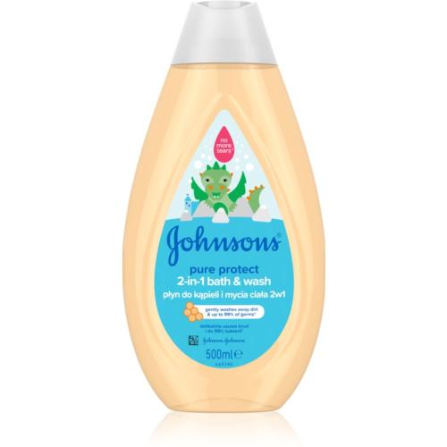 Johnson's® Wash and Bath τζελ για ντους και μπάνιο για παιδιά 2 σε 1 500 μλ