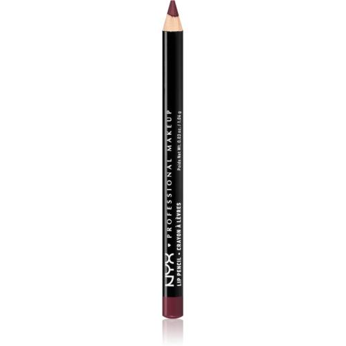 NYX Professional Makeup Slim Lip Pencil Μολύβι για τα χείλη απόχρωση Plum 1 γρ