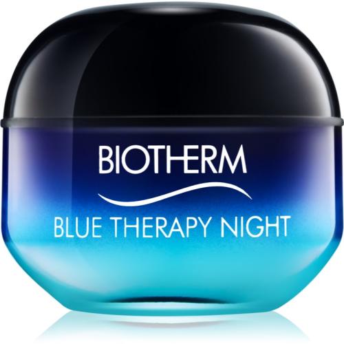 Biotherm Blue Therapy αντιρυτιδική κρέμα νύχτας για όλους τους τύπους επιδερμίδας 50 ml