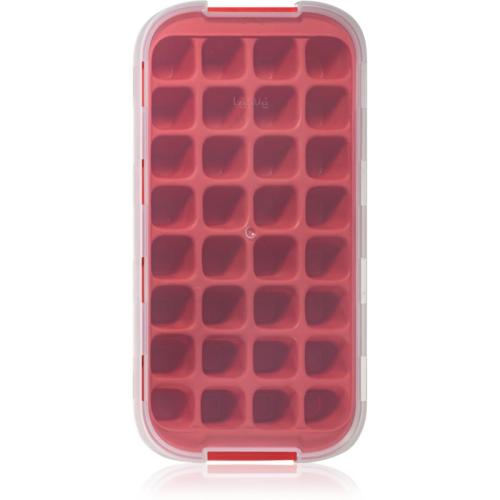 Lékué Industrial Ice Cube Tray with Lid φόρμα σιλικόνης για πάγο χρώμα Red 1 τμχ