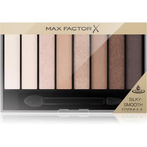 Max Factor Masterpiece Nude Palette παλέτα με σκιές ματιών απόχρωση 001 Cappuccino Nudes 6,5 γρ