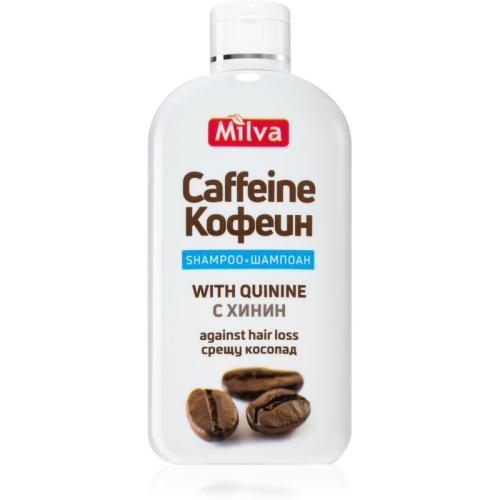 Milva Quinine & Caffeine σαμπουάν για ενίσχυση της ανάπτυξης των μαλλιών και κατά της τρχόπτωσης με καφείνη 200 μλ