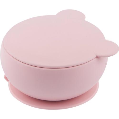 Minikoioi Bowl Pink μπολ σιλικόνης με βεντούζα 1 τμχ