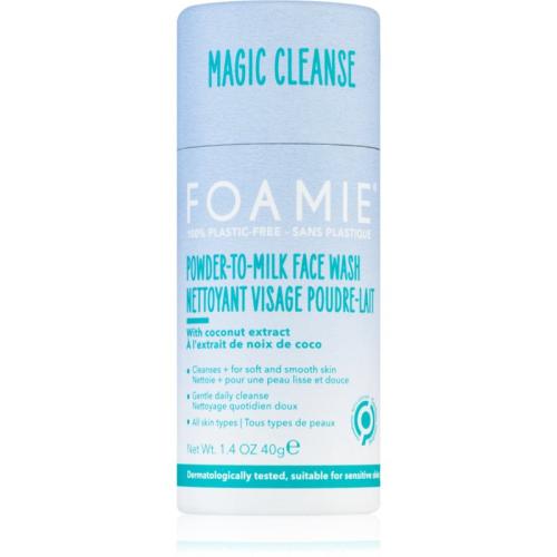 Foamie Powder-To-Milk Face Wash απαλή πούδρα για τέλειο καθαρισμό 40 γρ