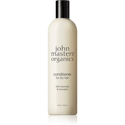 John Masters Organics Lavender & Avocado Conditioner κοντίσιονερ για ξηρά και ταλαιπωρημένα μαλλιά 473 μλ