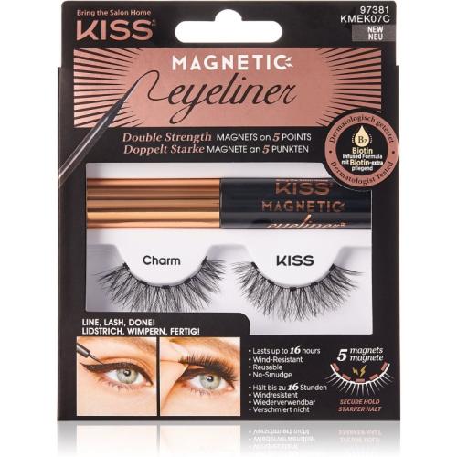 KISS Magnetic Eyeliner & Eyelash Kit μαγνητικές βλεφαρίδες 07 Charm 5 γρ