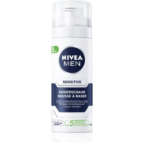Nivea Men Sensitive αφρός ξυρίσματος για άντρες 50 ml