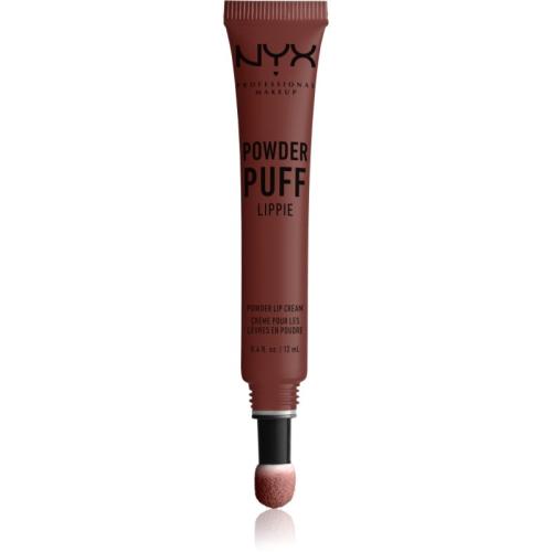 NYX Professional Makeup Powder Puff Lippie Ματ κραγιόν με μαξιλαράκι για εφαρμογή απόχρωση 01 Cool Intentions 12 μλ
