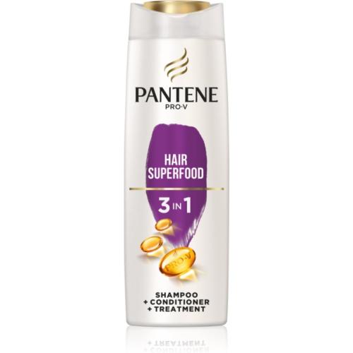 Pantene Hair Superfood Full & Strong σαμπουάν 3 σε 1 360 μλ