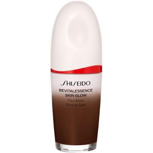 Shiseido Revitalessence Skin Glow Foundation ελαφρύ μακιγιάζ με λαμπρυντική επίδραση SPF 30 απόχρωση Obsidian 30 μλ