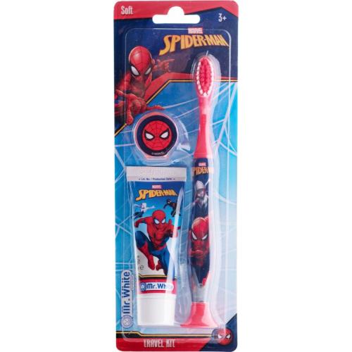 Marvel Spiderman Travel Kit Σετ οδοντιατρικής φροντίδας για παιδιά