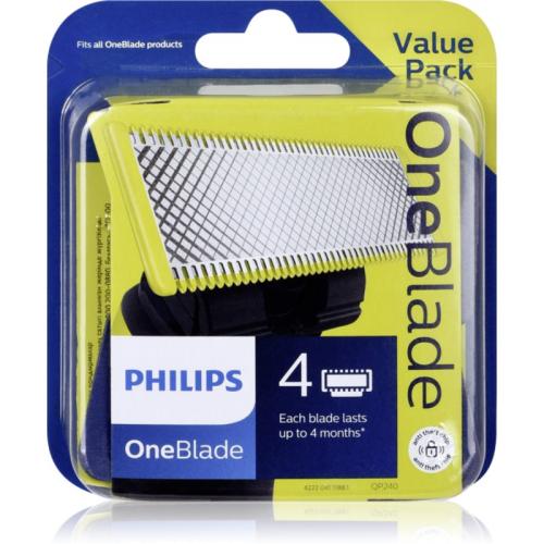 Philips OneBlade QP240/50 ανταλλακτικές λεπίδες 4 τμχ