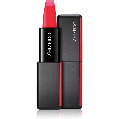 Shiseido ModernMatte Powder Lipstick ματ κραγιόν πούδρα απόχρωση 513 Shock Wave (Watermelon) 4 γρ