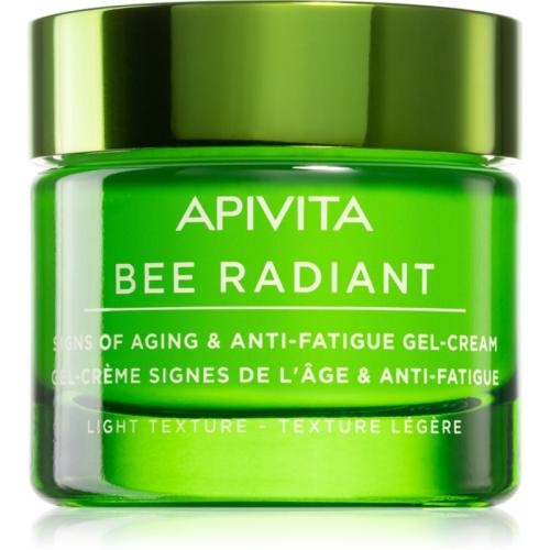 Apivita Bee Radiant ελαφριά τζελ κρέμα ενάντια στη γήρανση και σύσφιξη της επιδερμίδας 50 ml