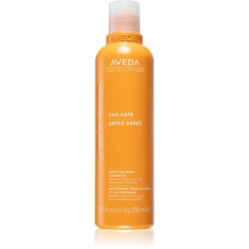Aveda Sun Care Hair and Body Cleanser σαμπουάν και αφρόλουτρο 2 σε 1 για μαλλιά επηρεασμένα από χλώριο, ήλιο και το αλμυρό νερό 250 ml