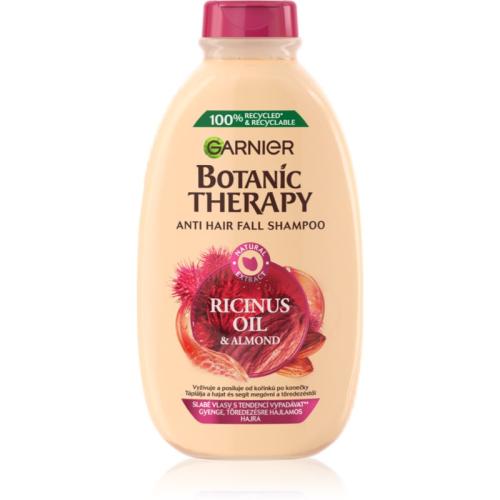Garnier Botanic Therapy Ricinus Oil δυναμωτικό σαμπουάν για αδύναμα μαλλιά με τάση για αραίωση 400 ml