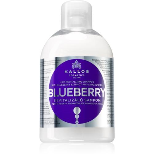 Kallos Blueberry αποκαταστατικό σαμπουάν για ξηρά,κατεσραμμένα και χημικά επεξεργαζμένα μαλλιά 1000 ml