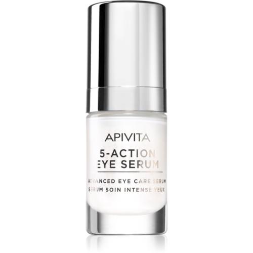 Apivita 5-Action Eye Serum εντατικός ορός Γύρω από τα μάτια 15 μλ
