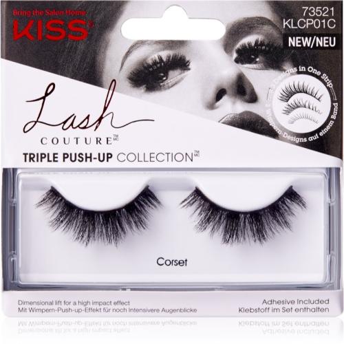 KISS Lash Couture Triple Push-Up τεχνητές βλεφαρίδες Corset 2 τμχ
