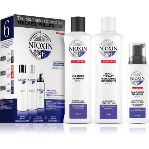 Nioxin System 6 Color Safe Chemically Treated Hair σετ δώρου για μαλλιά με τάση αραίωσης