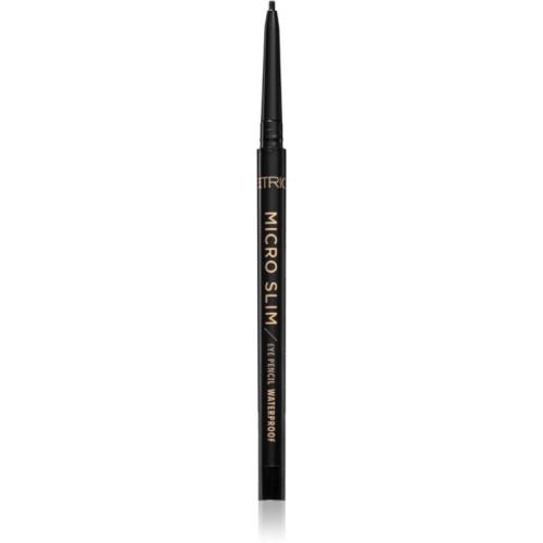 Catrice Micro Slim αδιάβροχο μολύβι για τα μάτια απόχρωση 010 Black Perfection 0.05 γρ