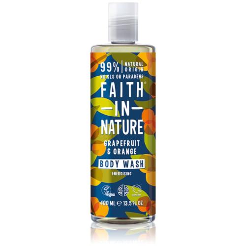Faith In Nature Grapefruit & Orange ενεργοποιητικό τζελ ντους 400 ml
