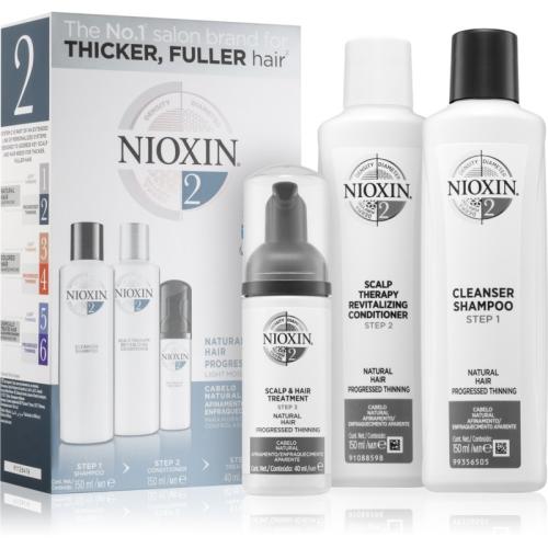 Nioxin System 2 Natural Hair Progressed Thinning σετ δώρου (ενάντια στη τριχόπτωση) unisex