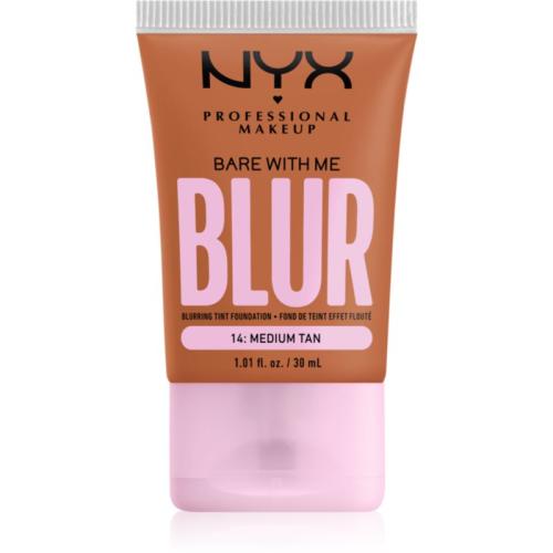 NYX Professional Makeup Bare With Me Blur Tint ενυδατικό μεικ απ απόχρωση 14 Medium Tan 30 μλ