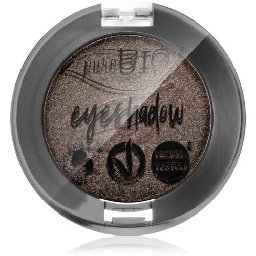puroBIO Cosmetics Compact Eyeshadows σκιές ματιών απόχρωση 19 Intense Gray 2,5 γρ