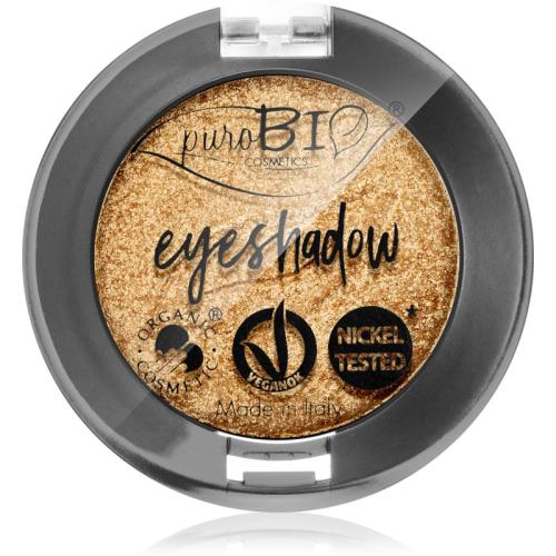 puroBIO Cosmetics Compact Eyeshadows σκιές ματιών απόχρωση 24 Gold 2,5 γρ
