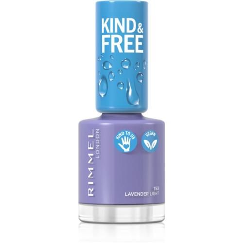 Rimmel Kind & Free βερνίκι νυχιών απόχρωση 153 Lavender Light 8 ml