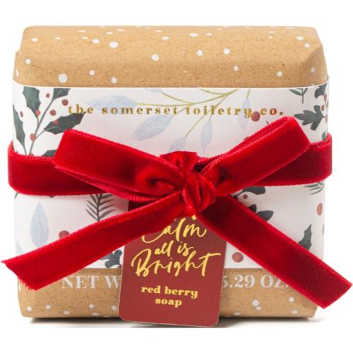 The Somerset Toiletry Co. Winter Plush Soaps Μπάρα σαπουνιού Red Berry 150 γρ