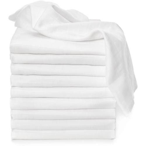 T-TOMI TETRA Cloth Diapers HIGH QUALITY White υφασμάτινες πάνες White 70x70 cm 10 τμχ