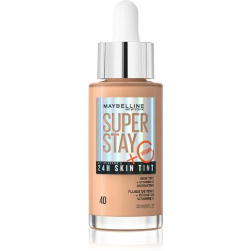Maybelline SuperStay Vitamin C Skin Tint ορός για ενοποίηση τόνου της απόχρωσης δέρματος απόχρωση 40 30 ml