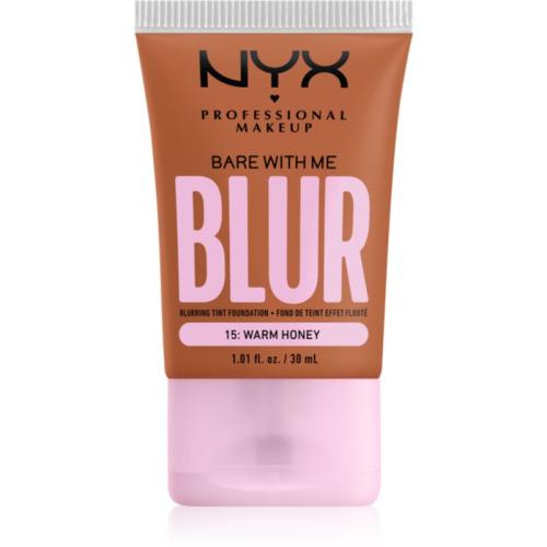 NYX Professional Makeup Bare With Me Blur Tint ενυδατικό μεικ απ απόχρωση 15 Warm Honey 30 ml
