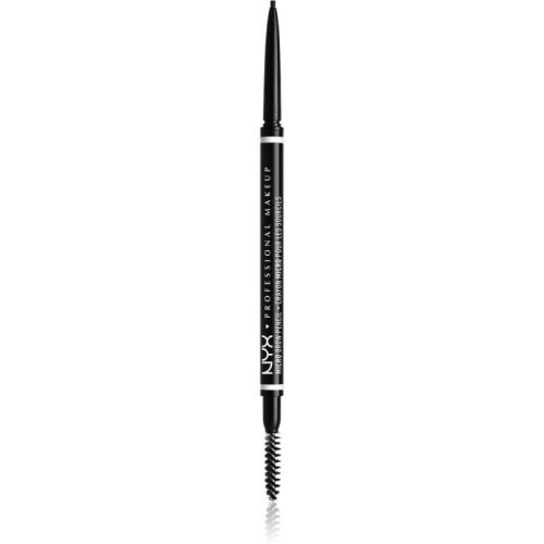 NYX Professional Makeup Micro Brow Pencil μολύβι για τα φρύδια απόχρωση 08 Black 0.09 γρ