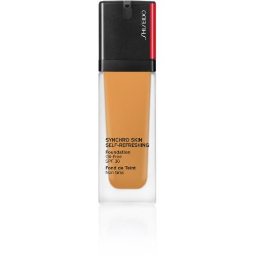 Shiseido Synchro Skin Self-Refreshing Foundation μακράς διαρκείας μεικ απ SPF 30 απόχρωση 420 Bronze 30 μλ