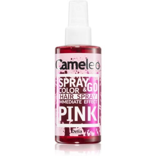Delia Cosmetics Cameleo Spray & Go σπρέι με χρώμα για τα μαλλιά απόχρωση PINK 150 μλ