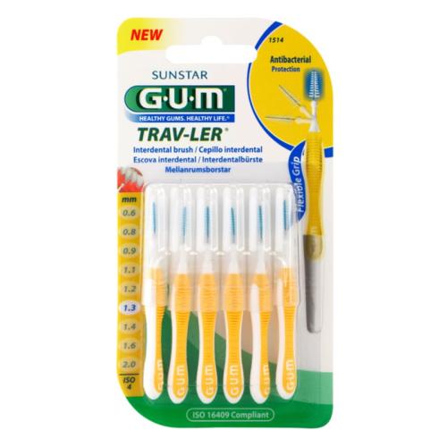 G.U.M Trav-Ler μεσοδόντια βουρτσάκια 1,3 mm 6 τμχ