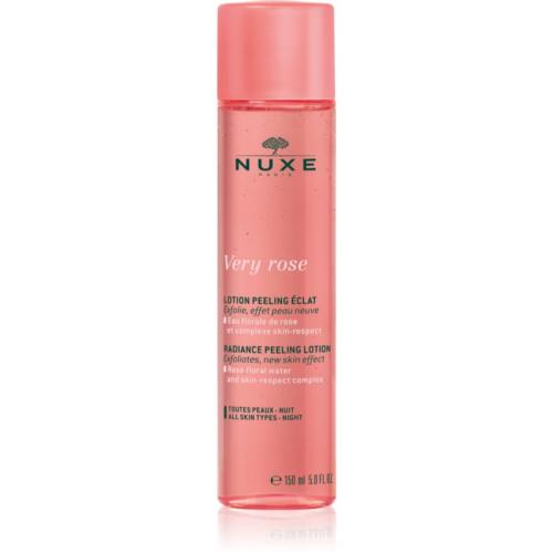 Nuxe Very Rose λαμπρυντική απολέπιση για όλους τους τύπους επιδερμίδας 150 μλ