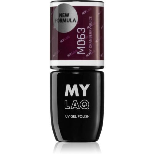 MYLAQ UV Gel Polish τζελ βερνίκι νυχιών απόχρωση My Cranberry Juice 5 ml